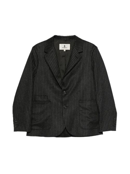 Barenapinstripe-pattern notched-lapels jacket sabi fune Barena | GID5730 0526560 ANTRACITE